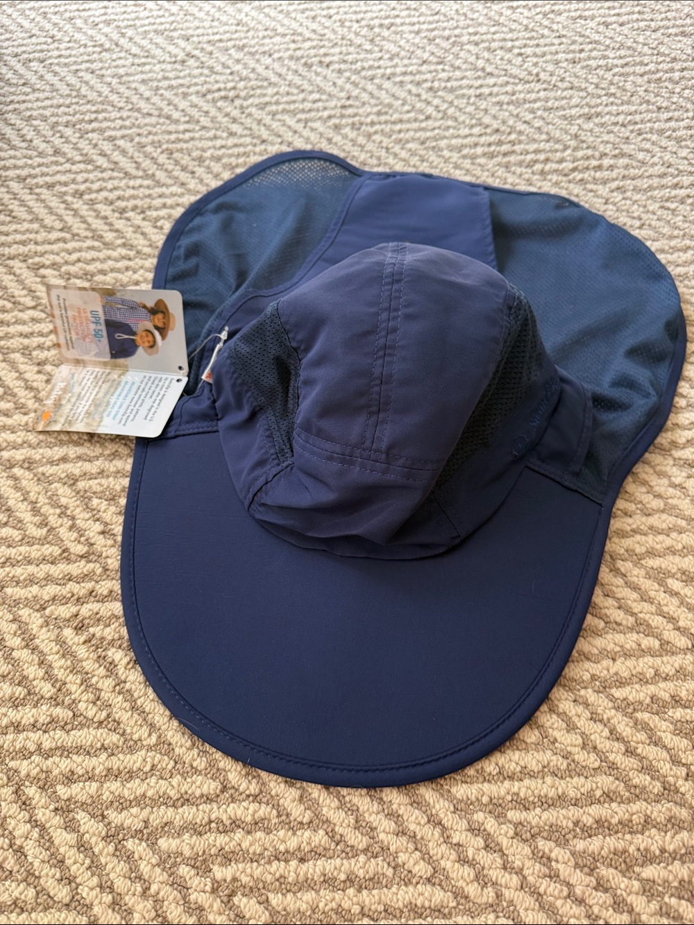 Swimzip Adult Navy Sun Protection Hat